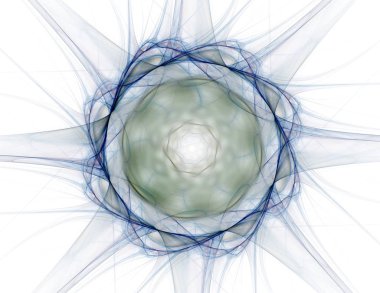 Uzay serisi geometrisini. Görsel olarak çekici zemin kavramsal Izgaralar eğrileri ve fraktal öğeleri öğesi olarak uygun yapılmış 