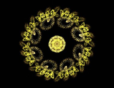 Uzay serisi geometrisini. Görsel olarak çekici zemin kavramsal Izgaralar eğrileri ve fraktal öğeleri öğesi olarak uygun yapılmış 