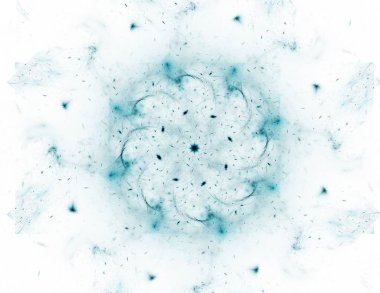 Dantelli renkli saat desen. Dijital fractal sanat tasarım. Kutsal semboller işaretler geometrisi soyut tasarım. 