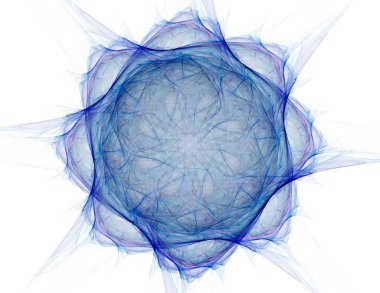 Uzay serisi geometrisini. Görsel olarak çekici zemin kavramsal Izgaralar eğrileri ve fraktal öğeleri öğesi olarak uygun yapılmış 