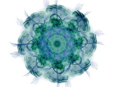 Uzay serisi geometrisini. Görsel olarak çekici zemin kavramsal Izgaralar eğrileri ve fraktal öğeleri öğesi olarak uygun yapılmış 