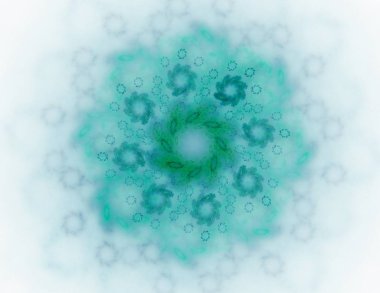 Uzay serisi geometrisini. Görsel olarak çekici zemin kavramsal Izgaralar eğrileri ve fraktal öğeleri öğesi olarak uygun yapılmış 