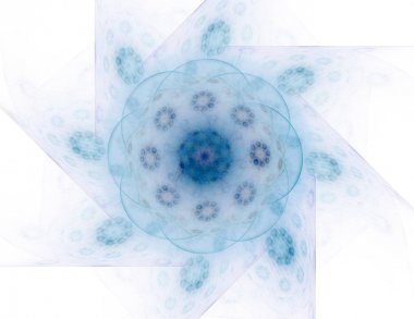 Konuyla ilgili soyut fraktal formlar grafik tasarım ve nükleer fizik bilim parçacıkların. Kutsal geometri futuristik