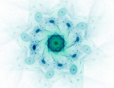 Uzay serisi geometrisini. Görsel olarak çekici zemin kavramsal Izgaralar eğrileri ve fraktal öğeleri öğesi olarak uygun yapılmış 