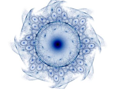 Dantelli renkli saat desen. Dijital fractal sanat tasarım. Kutsal semboller işaretler geometrisi soyut tasarım. 