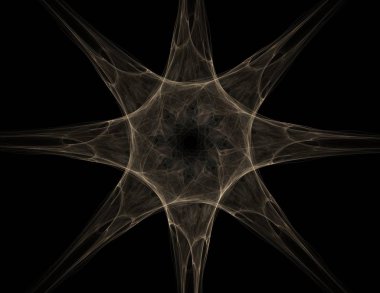 Uzay serisi geometrisini. Görsel olarak çekici zemin kavramsal Izgaralar eğrileri ve fraktal öğeleri öğesi olarak uygun yapılmış 