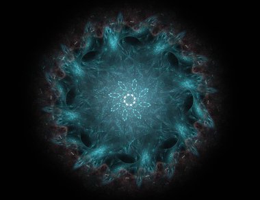 Uzay serisi geometrisini. Görsel olarak çekici zemin kavramsal Izgaralar eğrileri ve fraktal öğeleri öğesi olarak uygun yapılmış 