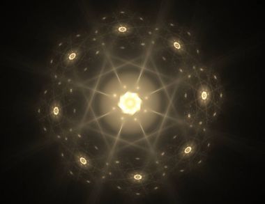 Uzay serisi geometrisini. Görsel olarak çekici zemin kavramsal Izgaralar eğrileri ve fraktal öğeleri öğesi olarak uygun yapılmış 