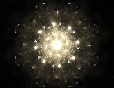 Uzay serisi geometrisini. Görsel olarak çekici zemin kavramsal Izgaralar eğrileri ve fraktal öğeleri öğesi olarak uygun yapılmış 