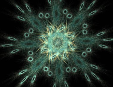 Uzay serisi geometrisini. Görsel olarak çekici zemin kavramsal Izgaralar eğrileri ve fraktal öğeleri öğesi olarak uygun yapılmış 