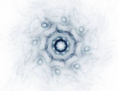 Dantelli renkli saat desen. Dijital fractal sanat tasarım. Kutsal semboller işaretler geometrisi soyut tasarım. 