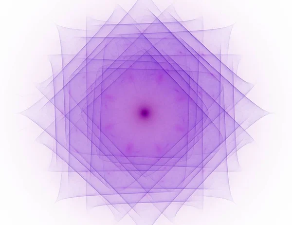 Geometri av utrymme serie. Visuellt tilltalande kuliss gjord av konceptuella gridteknik kurvor och fraktal element passande som element — Stockfoto
