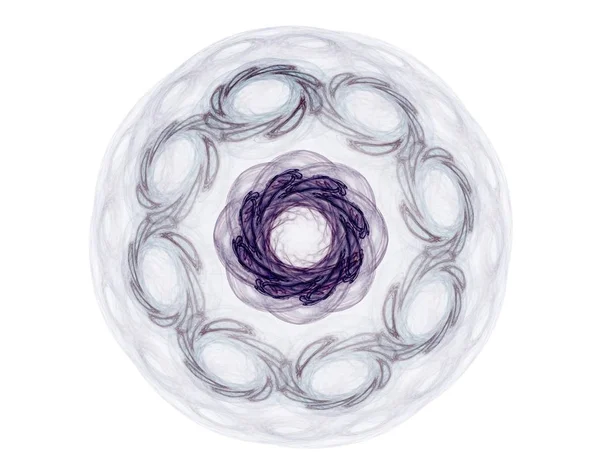 Dantelli renkli saat desen. Dijital fractal sanat tasarım. Kutsal semboller işaretler geometrisi soyut tasarım. 
