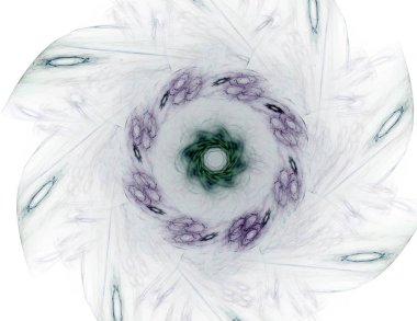 Konuyla ilgili soyut fraktal formlar grafik tasarım ve nükleer fizik bilim parçacıkların. Kutsal geometri futuristik