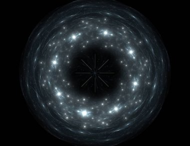 Uzay serisi geometrisini. Görsel olarak çekici zemin kavramsal Izgaralar eğrileri ve fraktal öğeleri öğesi olarak uygun yapılmış 