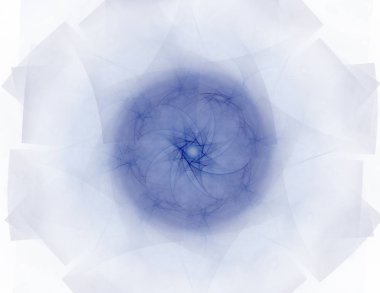 Konuyla ilgili soyut fraktal formlar grafik tasarım ve nükleer fizik bilim parçacıkların. Kutsal geometri futuristik