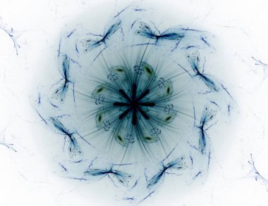 Dantelli renkli saat desen. Dijital fractal sanat tasarım. Kutsal semboller işaretler geometrisi soyut tasarım. 