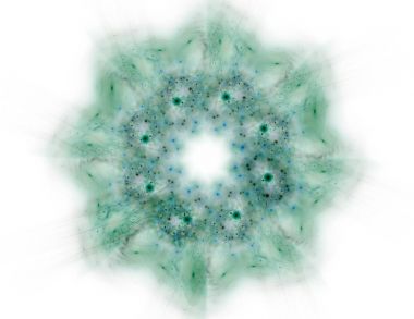 Konuyla ilgili soyut fraktal formlar grafik tasarım ve nükleer fizik bilim parçacıkların. Kutsal geometri futuristik