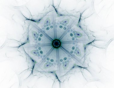 Uzay serisi geometrisini. Görsel olarak çekici zemin kavramsal Izgaralar eğrileri ve fraktal öğeleri öğesi olarak uygun yapılmış 