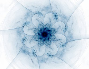 Konuyla ilgili soyut fraktal formlar grafik tasarım ve nükleer fizik bilim parçacıkların. Kutsal geometri futuristik