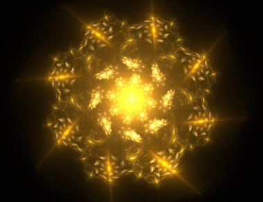 Uzay serisi geometrisini. Görsel olarak çekici zemin kavramsal Izgaralar eğrileri ve fraktal öğeleri öğesi olarak uygun yapılmış 