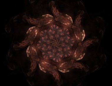 Konuyla ilgili soyut fraktal formlar grafik tasarım ve nükleer fizik bilim parçacıkların. Kutsal geometri futuristik