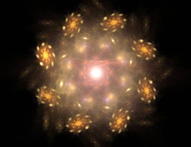 Uzay serisi geometrisini. Görsel olarak çekici zemin kavramsal Izgaralar eğrileri ve fraktal öğeleri öğesi olarak uygun yapılmış 