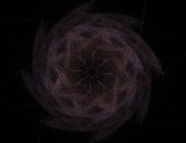 Konuyla ilgili soyut fraktal formlar grafik tasarım ve nükleer fizik bilim parçacıkların. Kutsal geometri futuristik