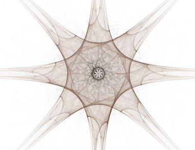 Uzay serisi geometrisini. Görsel olarak çekici zemin kavramsal Izgaralar eğrileri ve fraktal öğeleri öğesi olarak uygun yapılmış 