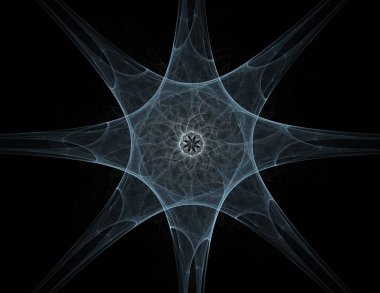 Uzay serisi geometrisini. Görsel olarak çekici zemin kavramsal Izgaralar eğrileri ve fraktal öğeleri öğesi olarak uygun yapılmış 