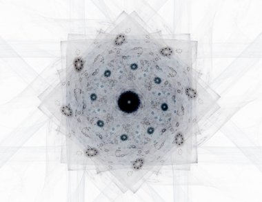 Uzay serisi geometrisini. Görsel olarak çekici zemin kavramsal Izgaralar eğrileri ve fraktal öğeleri öğesi olarak uygun yapılmış 