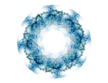 Konuyla ilgili soyut fraktal formlar grafik tasarım ve nükleer fizik bilim parçacıkların. Kutsal geometri futuristik