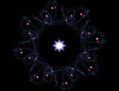 Uzay serisi geometrisini. Görsel olarak çekici zemin kavramsal Izgaralar eğrileri ve fraktal öğeleri öğesi olarak uygun yapılmış 