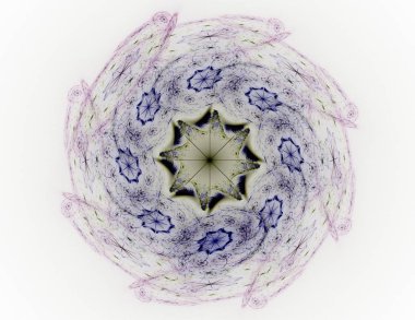 Uzay serisi geometrisini. Görsel olarak çekici zemin kavramsal Izgaralar eğrileri ve fraktal öğeleri öğesi olarak uygun yapılmış 