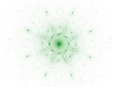 Konuyla ilgili soyut fraktal formlar grafik tasarım ve nükleer fizik bilim parçacıkların. Kutsal geometri futuristik