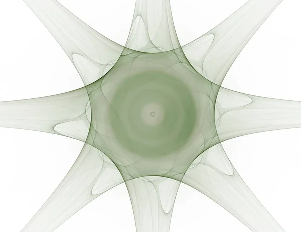 Geometri av utrymme serie. Visuellt tilltalande kuliss gjord av konceptuella gridteknik kurvor och fraktal element passande som element — Stockfoto