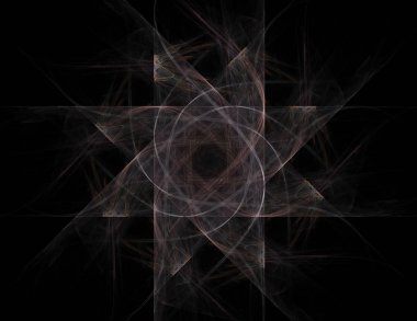 Uzay serisi geometrisini. Görsel olarak çekici zemin kavramsal Izgaralar eğrileri ve fraktal öğeleri öğesi olarak uygun yapılmış 