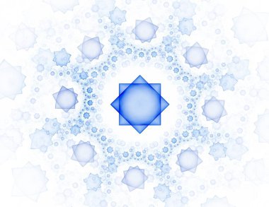 Uzay serisi geometrisini. Görsel olarak çekici zemin kavramsal Izgaralar eğrileri ve fraktal öğeleri öğesi olarak uygun yapılmış 