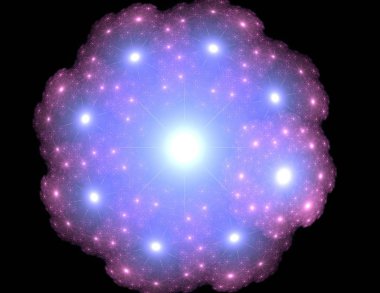 Uzay serisi geometrisini. Görsel olarak çekici zemin kavramsal Izgaralar eğrileri ve fraktal öğeleri öğesi olarak uygun yapılmış 