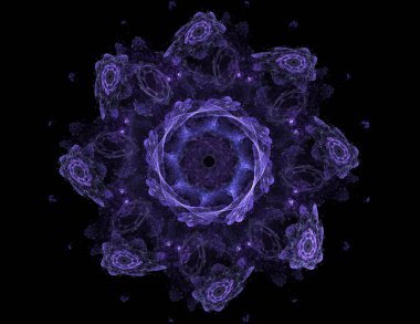 Uzay serisi geometrisini. Görsel olarak çekici zemin kavramsal Izgaralar eğrileri ve fraktal öğeleri öğesi olarak uygun yapılmış 