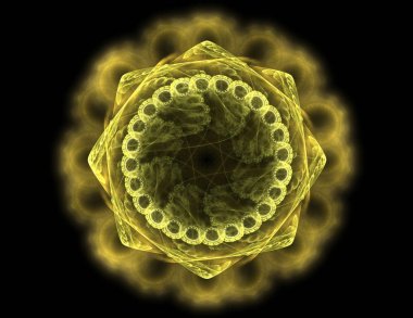 Uzay serisi geometrisini. Görsel olarak çekici zemin kavramsal Izgaralar eğrileri ve fraktal öğeleri öğesi olarak uygun yapılmış 