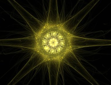 Dantelli renkli saat desen. Dijital fractal sanat tasarım. Kutsal semboller işaretler geometrisi soyut tasarım. 