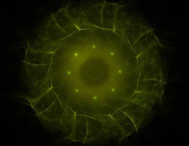 Uzay serisi geometrisini. Görsel olarak çekici zemin kavramsal Izgaralar eğrileri ve fraktal öğeleri öğesi olarak uygun yapılmış 