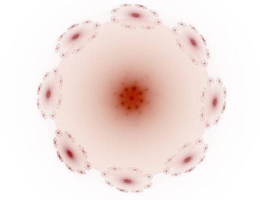 Dantelli renkli saat desen. Dijital fractal sanat tasarım. Kutsal semboller işaretler geometrisi soyut tasarım. 