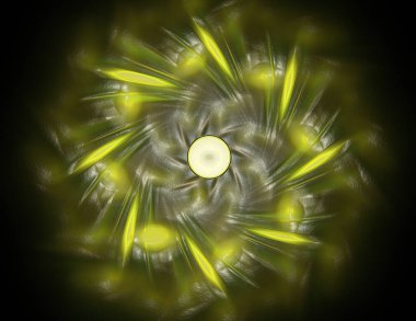 Konuyla ilgili soyut fraktal türlü nükleer ph parçacıkların