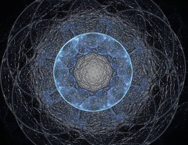 Uzay serisi geometrisini. C görsel olarak çekici zemin yaptı