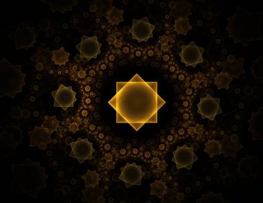 Uzay serisi geometrisini. Görsel olarak çekici zemin kavramsal Izgaralar eğrileri ve fraktal öğeleri öğesi olarak uygun yapılmış 