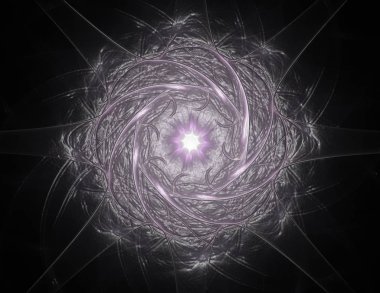 Konuyla ilgili soyut fraktal türlü nükleer ph parçacıkların