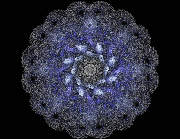 Partículas de formas fractais abstratas sobre o tema do ph nuclear — Fotografia de Stock