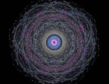 Uzay serisi geometrisini. C görsel olarak çekici zemin yaptı